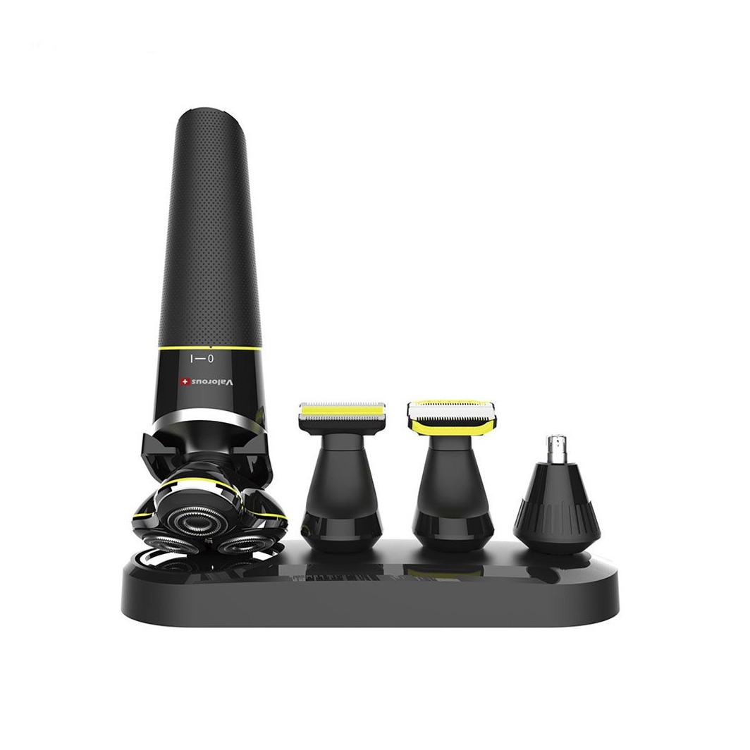 ماشین اصلاح سه تیغ LCD با موزن گوش و بینی خط زن مدل 115 ولرس