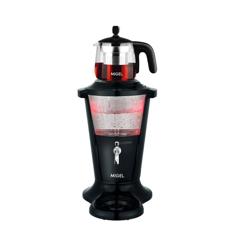 چای ساز سماوری مشکی GTS301-BK