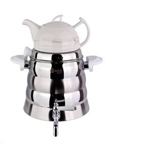 کتری و قوری 5.5 لیتر شیردار کف چدن 81015