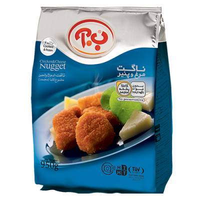 ناگت مرغ و  پنیر ب . آ 450 گرم 