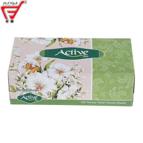 دستمال کاغذی 300 برگ اکتیو
