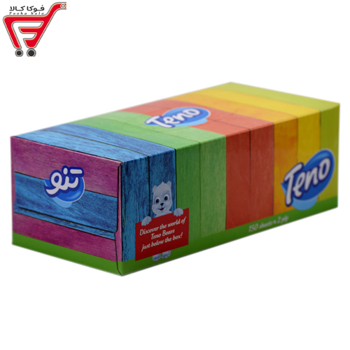 دستمال کاغذی 150 برگ دولایه تنو 