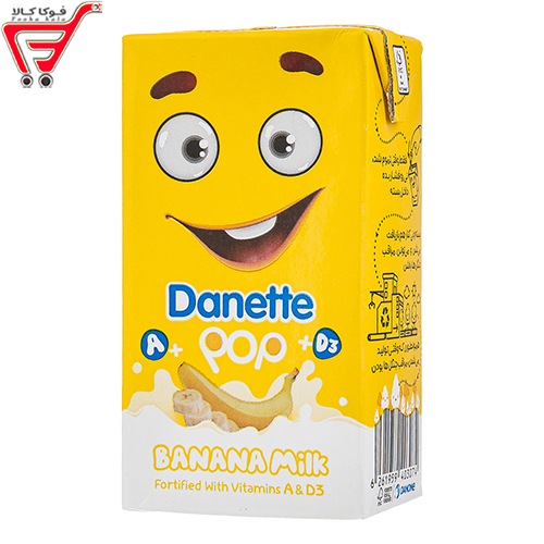 شیر موز غنی شده باویتامین AوD3 دنت 125 میل 