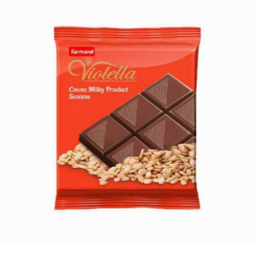 تابلت کاکائویی شیری با کنجد ویولتا 55 گرم 