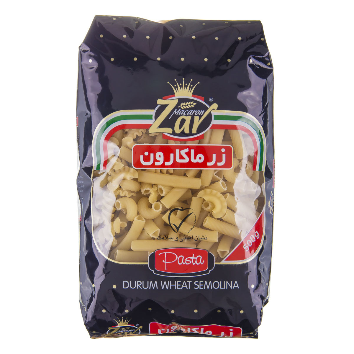 ماکارونی فرمی فانتزیا میکس زر ماکارون 500 گرم 