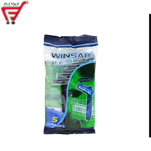 تیغ ژیلت 2لبه 5 عددی WINSAR