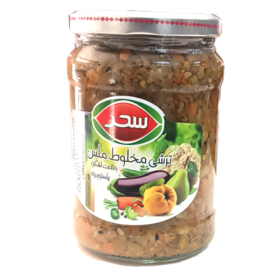 ترشی مخلوط ریز سحر 650 گرم 