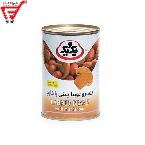 کنسرو لوبیا چیتی با قارچ یک ویک 420 گرم 