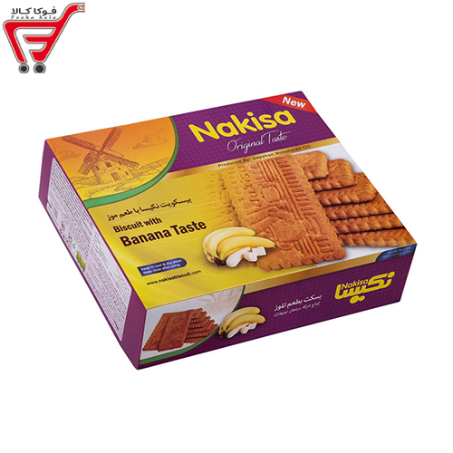 بیسکویت موزی نکیسا 2700 گرم 