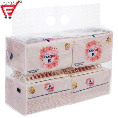 دستمال هنگر دار 4 عددی ایزی پیک