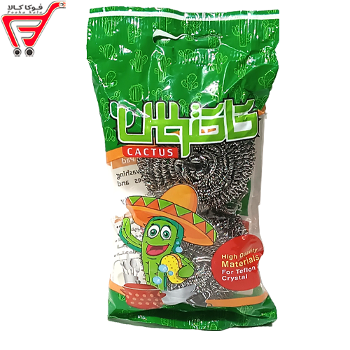 سیم ظرفشویی فر کاکتوس 2 عددی 