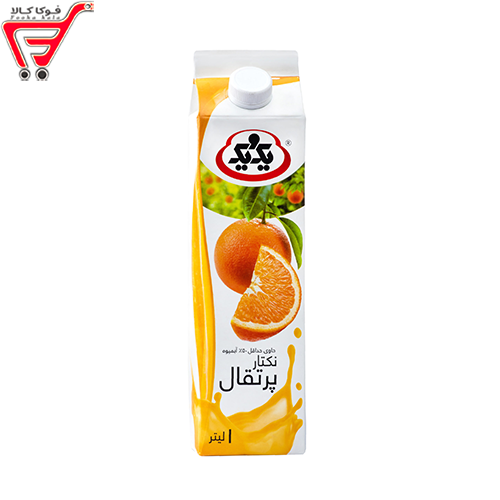 آبمیوه پرتقال یک ویک 1 لیتری 