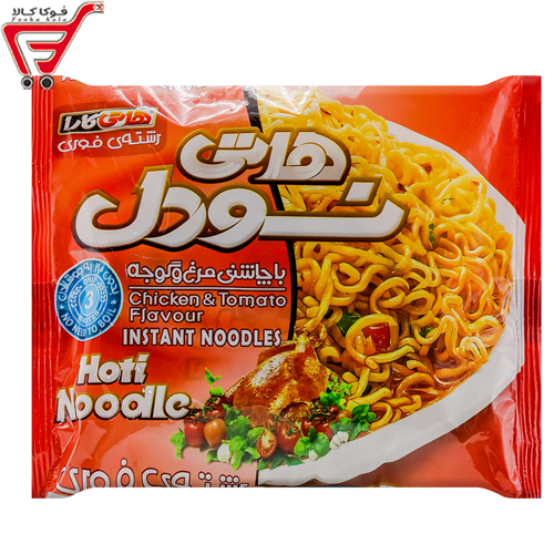نودل با چاشنی مرغ و گوجه هاتی نودل 77 گرم 