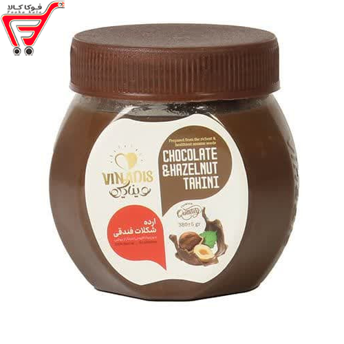 ارده شکلاتی فندقی وینادیس 380 گرم 