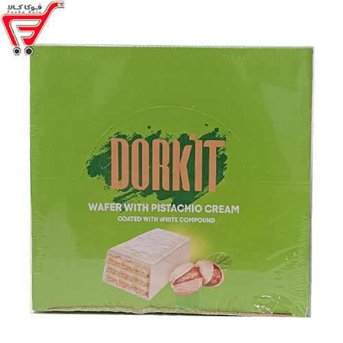 مینی ویفر شکلاتی پسته درکیت 500 گرم 