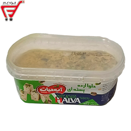 حلوا ارده پسته ای آب حیات 360 گرم 