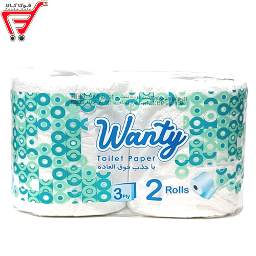 دستمال توالت 3 لایه ونتی 2 رول 