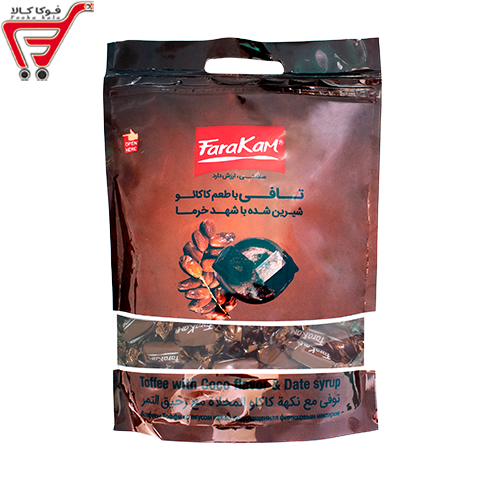 تافی کاکائویی باشهد خرما فراکام 1000 گرم