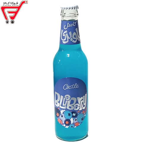 نوشابه گازدار بلوبری کاسل 320 میل 