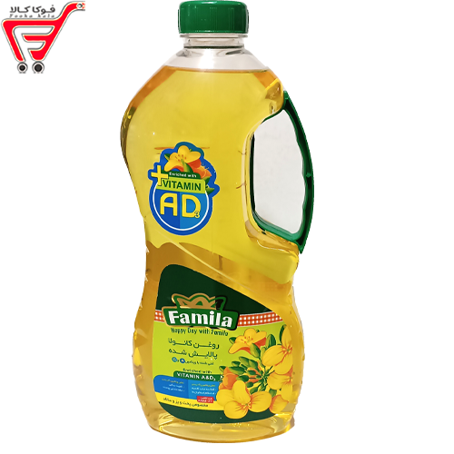 روغن کانولا غنی شده با ویتامین D.A فامیلا 1620 گرم 