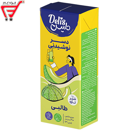 دسر نوشیدنی طالبی دلیس 200 میل 