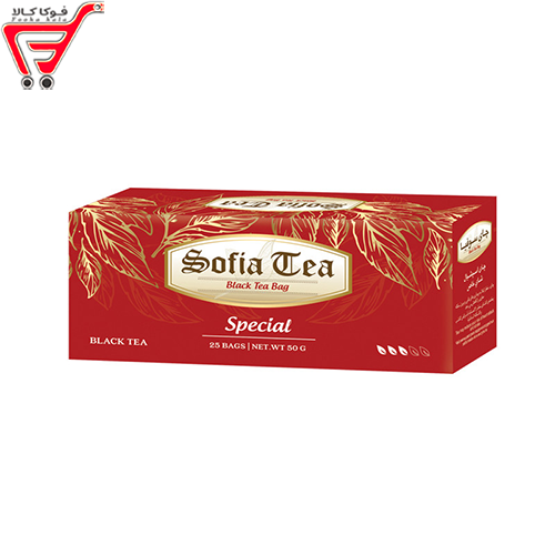 چای کیسه ای سوفیا 25 عددی 