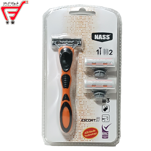 تیغ ژیلت 3 لبه اسکورت 1 عددی ( NASS ) 