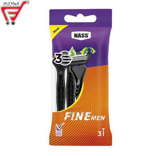 تیغ ژیلت مردانه 3 لبه 3 عددی ( NASS ) 