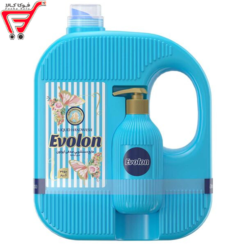 ایولون مایع دستشویی صدفی آبی سری آبستره 3650 گرم 