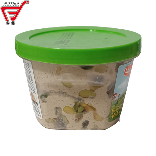 حلوا شکری باتزئین پسته شیر رضا 500 گرم 