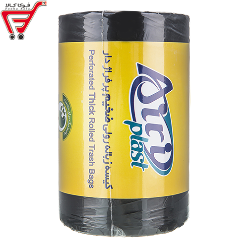 کیسه زباله رولی ضخیم متوسط آیری پلاست نیم کیلویی