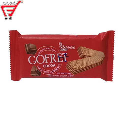 ویفر کاکائویی گوفرت درنا 40 گرم 