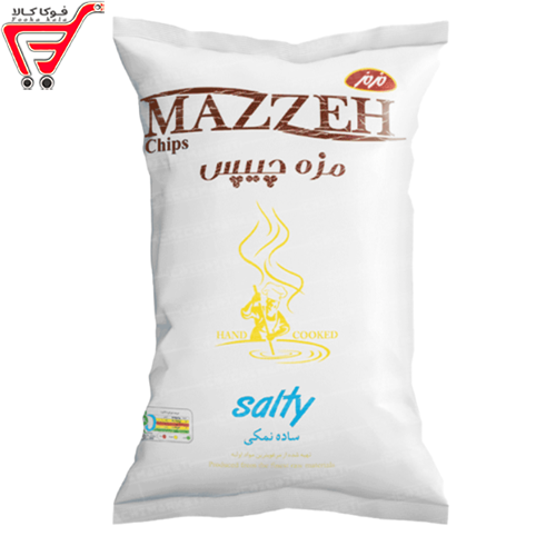 مزه چیپس نمکی مزمز 140 گرم 