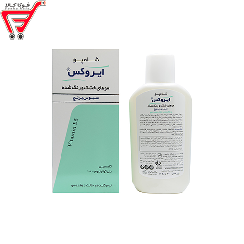 شامپو موهای خشک و رنگ شده ایروکس 200 گرم 