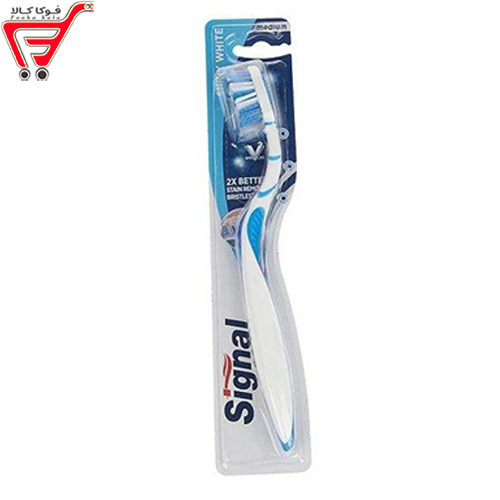 مسواک متوسط سفید کننده سیگنال 