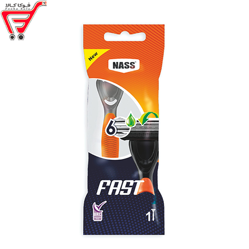 تیغ ژیلت 6 لبه مردانه 1 عددی ( NASS) 
