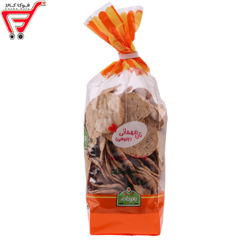 نان مهمانی چیپسی چند غله  هم دانه 230 گرم 