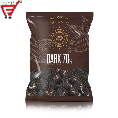 شکلات دارک 70 درصد مگا استار 1000 گرم 