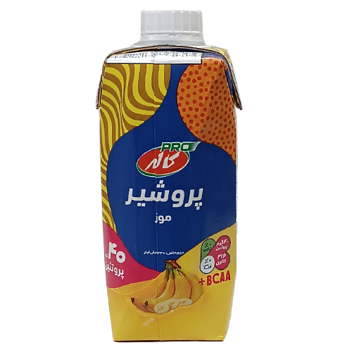 شیر پروتئینه موزی کاله 330 میل 