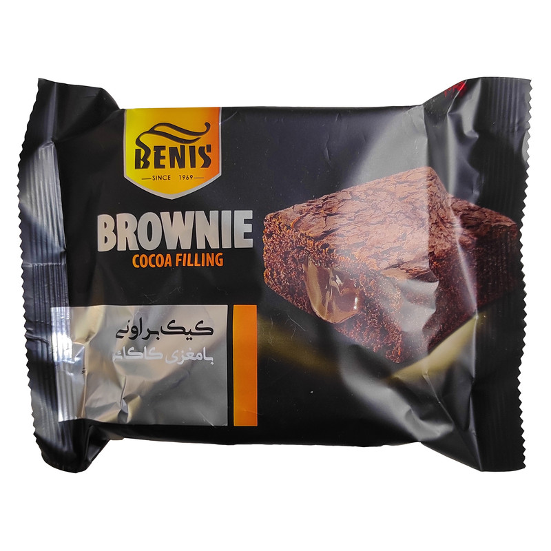 کاپ کیک براونی با مغزی کاکائو بنیس 80 گرم 