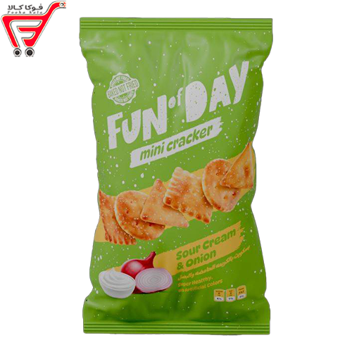 کراکر پیاز و خامه ترش فان دی 50 گرم 