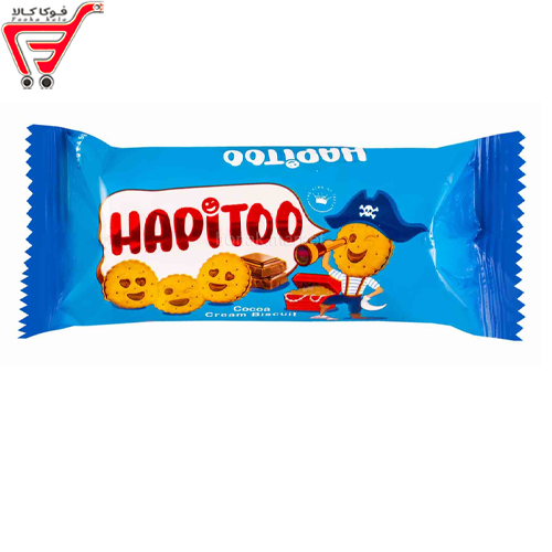 بیسکویت کرم کاکائویی هپیتو 90 گرم 