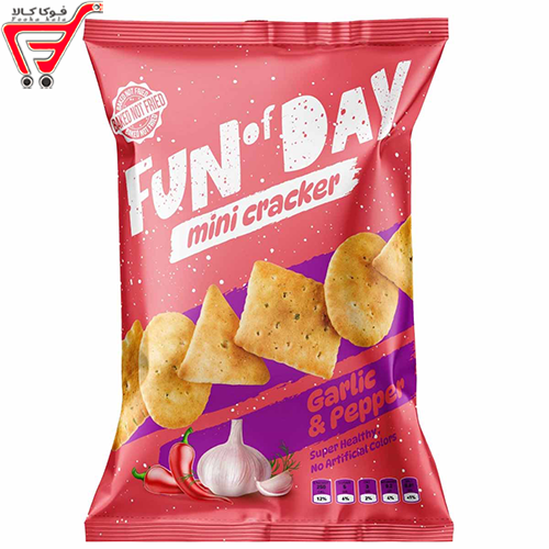 کراکر سیر و فلفل فان دی 50 گرم 