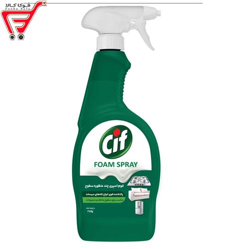 فوم اسپری پاک کننده چند منظوره سطوح خانگی سیف  750 گرم 