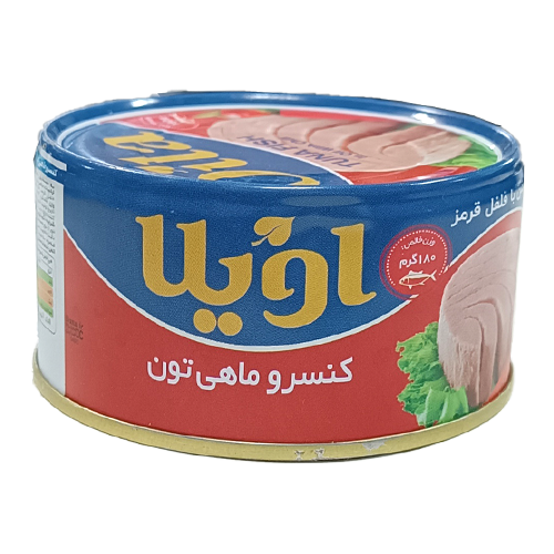 کنسرو تن ماهی در روغن با فلفل اویلا 180 گرم