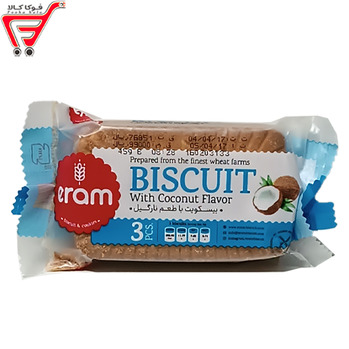 بیسکویت نارگیلی ارم 45 گرم 