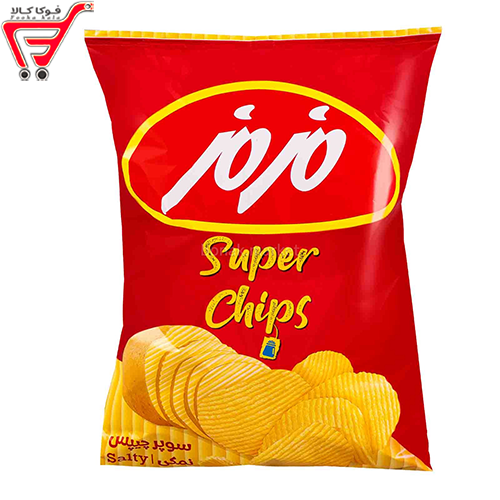 سوپر چپس نمکی مزمز 120 گرم