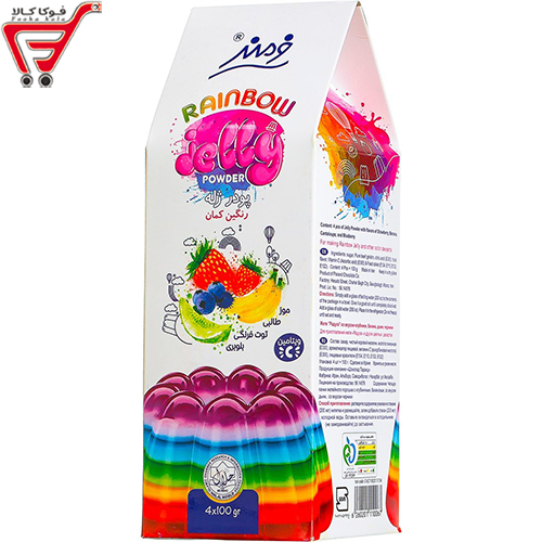 پودر ژله رنگین کمان فرمند 4 عددی