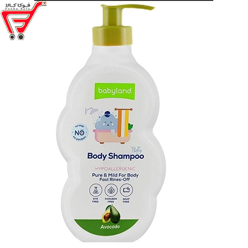شامپو سرو بدن کودک عصاره آووکادو بی بی لند 500 میل 