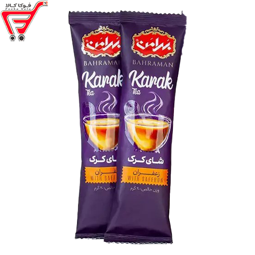 چای کرک زعفران بهرامن 20 گرم 